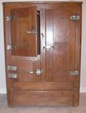 Antique Oak Icebox