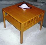 Century Square Oak End Table in Solid Hardwoods & Veneers in an Arts & Crafts Style