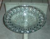 Large Art Glass Fruit Bowl