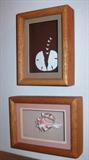 Framed "Legend" of the Sand Dollars with Doves and Framed Sea Shell