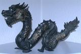 Purchased in Singapor iron dragon with partical Gold Plating as shown in the March 1992 Smithonian Magazine