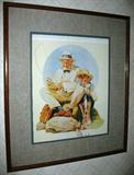 Framed Norman Rockwell