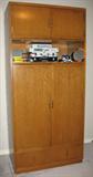 Cadence Oak Entertainment Cabinet Matching the Modular Entertainment Unit