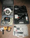Skilsaw Circular Saw - Black & Deck Jig Saw - Porter Cable - Brad Nailer & Finish Nailer `