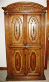 Matching Mediterranian Style 4-drawer Gentlemen's Armoire