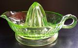 Vaseline Glass Depression Era Reamer