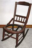 Walnut Nursing/Sewing Rocker