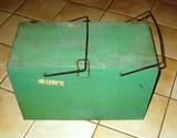 1930-1940's Green Galvanized Picnic Cooler