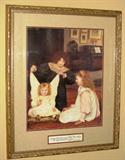 "And Three Remain; Faith, Hope & Charity: Framed Print (23"W x 37"H overall)