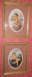 Matted Cherub Prints