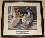 Ec 9:10 "What So Ever the Hands Find To Do" Framed & Matted Print (35" x 32")