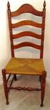 Maple Ladder Back Chairs (1 of a set of 6)