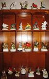 Collection of Porcelain Bird Music Boxes": Gorham, Lefton and more