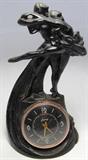 1960's Cast Iron Sculptured Ballerina Clock