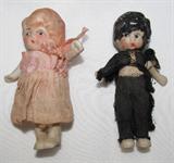 Small Bisque Boy & Girl Doll Set