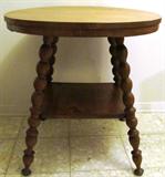 Antique Oak Center/Lamp Table
