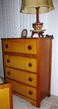 Depression Era 4-Drawer Chest (Part of Bedroom Suite)