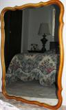 50's Vintage French Provinial Mirror