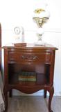 Vintag Night stand With Drawer and Raised on Cabriole Legs