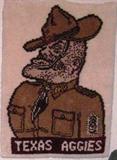“ Ole Sarge” Texas A & M Aggie ‘s Hook Latch Rug