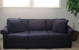 Broyhill Traditional Navy Upholstered 3-cushion Sofa