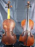 Antique Violins (2) needing much TLC.  Great Decorative Pieces for business or home music/media room