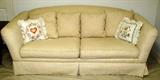 Century Furniture Company Ecru Brocade Style Upholstery