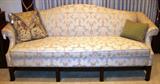 Camel Back Chippendale Style Sofa