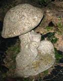 Cement Mushroom Sculpture