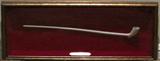 Shadow Box Framed Replica of a George Washington Pipe Circa 1870