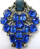Vintage Antique Large Rhinestone Brooch