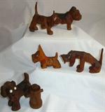 Dog Teak/Wood Carving Collection