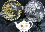 Golden Wedding Anniversary Musical Teapot & Cake Plate
Silver Wedding Anniversary Cake Plate