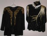 Sequin & Beaded Sheer Jacket Top
Sequin & Beaded Top with Matching Purse