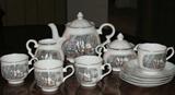 Avon "Currier and Ives" tea set