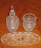 Germany - World's Finest Imperlux Genuine handcup Lead Crystal Sugar & Creamer