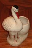 Occupied Japan Stork with planter