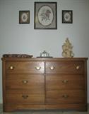 Maple Finish 6-Drawer Chest