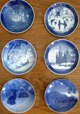A portion of a large collection of B&G Copenhagen Plates