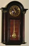 Bombay Company Mahogany Case Wall Clock