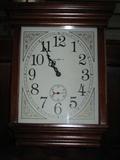 Howard Miller Wood Frame Wall School Clock