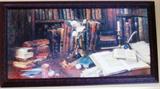 Giclee on Canvas Beautiful Library Still Life Art Work