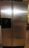 Whirlpool Side-by-Side stainless & black Refrigerator/Freezer with Ice/water in door