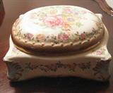 Zapun China Co. - Beautiful Hand Decorated Porcelain Vanity Box.
