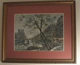 Paris "Seine River: Framed Print