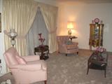 Entry view of the formal living room