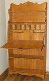 Open View of Antique Drop Front Secretary