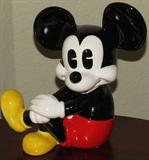Walt Disney Mickey Mouse Ceramic Figurine Made in Japan (11.5" x 9")