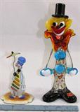 Maestro Zampiva Handmade Clown with Umbrella 5"Tall
Murano Italian Art Glass Clown 10" Tall