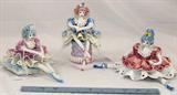 Handmade/Painted in Italy for Gumps Porcelain Ballerina Figurines